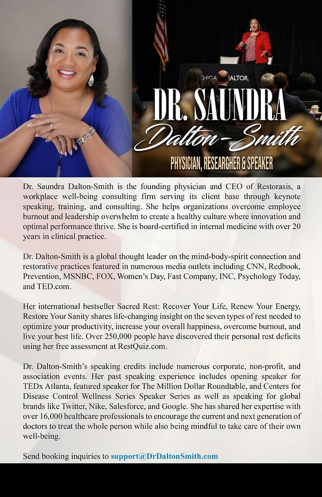 Dr Saundra Dalton-Smith