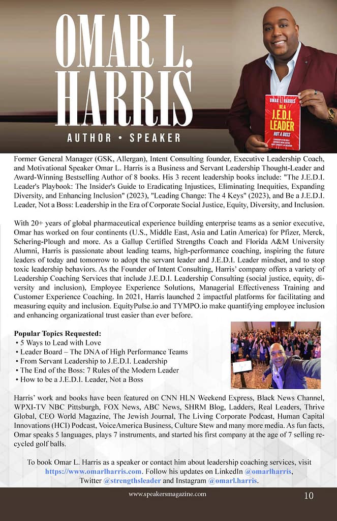 Omar L. Harris: Author - Speaker
